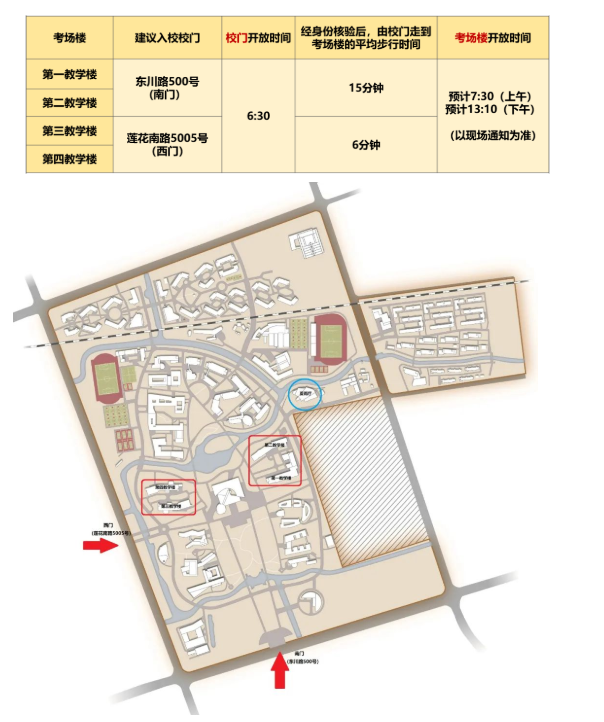 華東師范大學(xué)：2023年全國(guó)碩士研究生入學(xué)考試考前須知